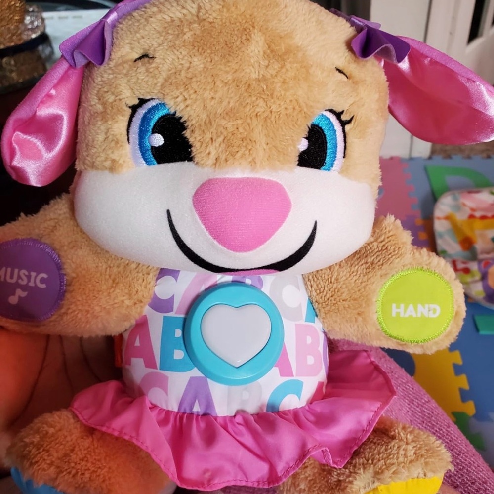 Fisher-Price Pink and Purple Learning Plush